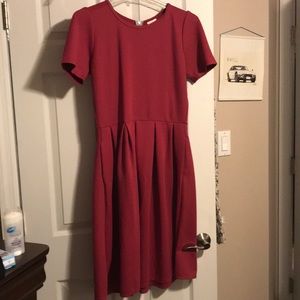 NWT lularoe cranberry Amelia